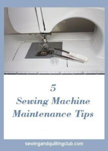 Basic Sewing Machine Maintenance Tips