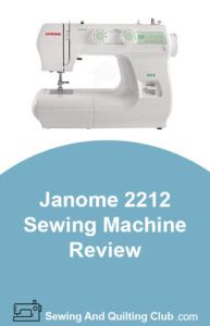 Janome 2212 Sewing Machine Review