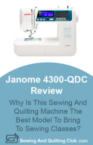 Janome 4300-QDC Review