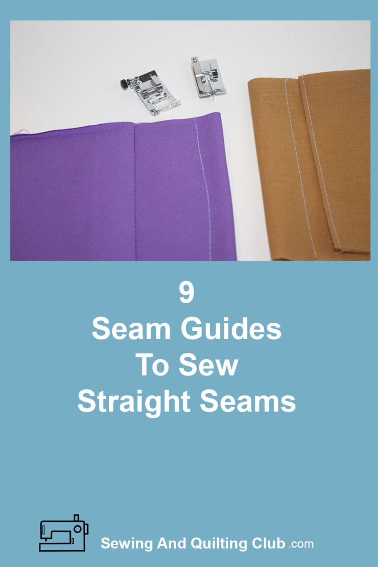 Seam Guides To Sew Straight Seams