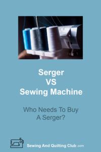 Serger VS Sewing Machine - Sewing Thread