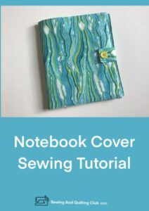 Notebook Cover Sewing Tutorial