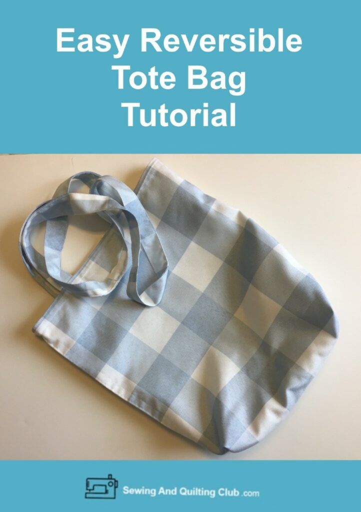 Reversible Tote Bag (Easy Sewing Tutorial)