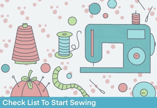 Check List To Start Sewing